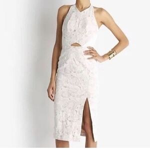 Manning Cartell Lace Halter Sheath Dress Small